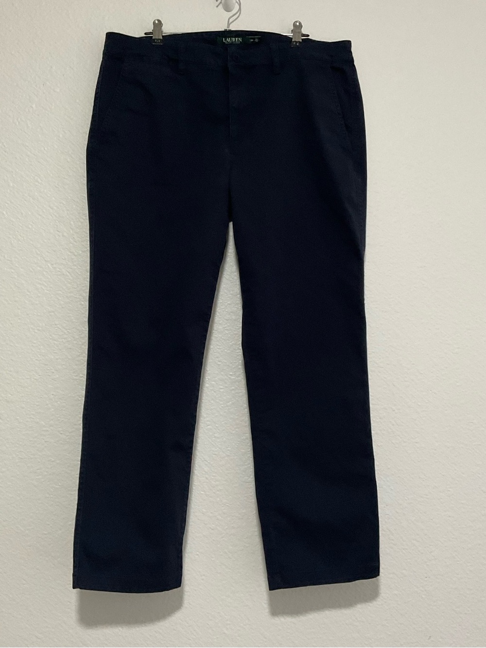Lauren Ralph Lauren Women’s Navy Blue Chino Pants Size 12P